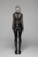 Брюки PUNK Patent Leather Pants Punk Rave WK-378XCF/BK-BRI - маленькая картинка