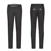  Gentleman Style Vertical Trousers - 
