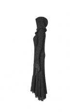 Свитер Gothic Thickened Woolen Cardigan Punk Rave WM-047HMF/BK - маленькая картинка