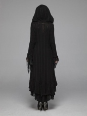  Gothic Woolen Cardigan Punk Rave WM-047BMF/BK -  