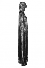 Накидка Gothic transparent lace long cloak Punk Rave WY-825DPF/BK - маленькая картинка