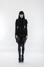 Пальто Gothic Gorgeous vintage long coat Punk Rave WY-831LCF/BK - маленькая картинка