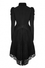 Пальто Gothic Gorgeous vintage long coat Punk Rave WY-831LCF/BK - маленькая картинка
