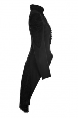 Пальто Gothic Gorgeous vintage long coat Punk Rave WY-831LCF/BK - маленькая картинка