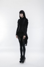 Пальто Gothic Gorgeous vintage long coat Punk Rave WY-831LCF/BK - маленькая картинка