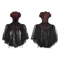 Накидка The gothic bat short cloak Punk Rave WY-834DPF/BK-RD - маленькая картинка