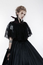 Накидка The gothic bat short cloak Punk Rave WY-834DPF/BK-RD - маленькая картинка