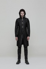 Пальто Gothic Gorgeous Three-quarter coat Punk Rave WY-850LCM/BK - маленькая картинка