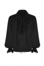 Рубашка Steampunk Long Sleeve Shirt Punk Rave WY-873CCM/BK - маленькая картинка