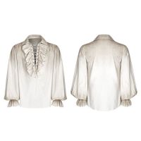 Рубашка Steampunk Long Sleeve Shirt Punk Rave WY-873CCM/WH - маленькая картинка