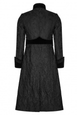 Пальто Victoria Gorgeous Long Coat Punk Rave WY-874LCM/BK - маленькая картинка