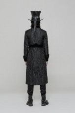 Пальто Victoria Gorgeous Long Coat Punk Rave WY-874LCM/BK - маленькая картинка