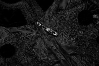 Пальто Victoria Gorgeous Long Coat Punk Rave WY-874LCM/BK - маленькая картинка