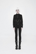 Жилет Uniform Woolen Waistcoat Punk Rave WY-891MJF/BK - маленькая картинка