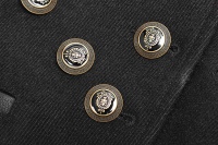 Жилет Uniform Woolen Waistcoat Punk Rave WY-891MJF/BK - маленькая картинка