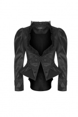 Короткое пальто Gothic Gorgeous Short Coat Punk Rave WY-898LDF/BK - маленькая картинка