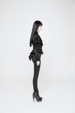 Короткое пальто Gothic Gorgeous Short Coat Punk Rave WY-898LDF/BK - маленькая картинка