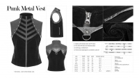 Жилет Punk Metal Vest Punk Rave WY-910MJM/BK - маленькая картинка
