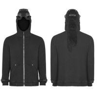  Punk Hooded Sweater Cardigan - 