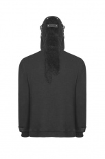 Свитер Punk Hooded Sweater Cardigan Punk Rave WY-921ZDM/BK - маленькая картинка