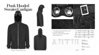 Свитер Punk Hooded Sweater Cardigan Punk Rave WY-921ZDM/BK - маленькая картинка