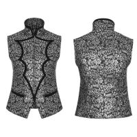  Gothic Bat Collar Dress Vest - 