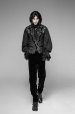  Gothic Bat Collar Dress Vest Punk Rave WY-923MJM/BK-SI -  