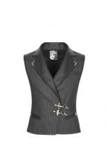Жилет Steampunk Quiff Vest Punk Rave WY-929MJM/BK - маленькая картинка