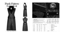     Punk Pattern Long Vest Punk Rave WY-944MJM/BK /     / -  