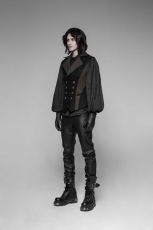 Жилет Uniform Men's Vest Punk Rave WY-945MJM/BK-CO - маленькая картинка