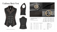 Жилет Uniform Men's Vest Punk Rave WY-945MJM/BK-CO - маленькая картинка