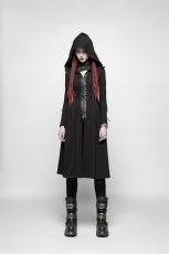 Жакет Punk Hooded Knit Jacket Punk Rave WY-964ZCF/BK - маленькая картинка