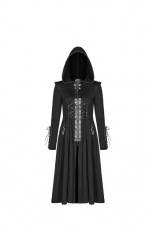 Жакет Punk Hooded Knit Jacket Punk Rave WY-964ZCF/BK - маленькая картинка
