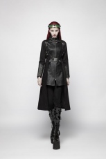 Пальто Punk Warrior Long Coat Punk Rave WY-974XCF/BK - маленькая картинка