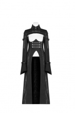 Пальто Punk Futuristic Long Coat Punk Rave WY-981XCF/BK - маленькая картинка