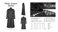 Жакет Punk Armor Jacket Punk Rave WY-999XCM/BK - маленькая картинка