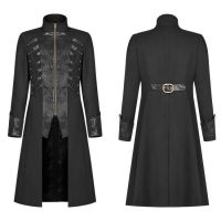  Steampunk Mid-length Coat - 