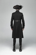 Пальто Steampunk Mid-length Coat Punk Rave WY-1000LCM/BK - маленькая картинка