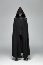 Накидка Punk Detachable Cloak Punk Rave WY-1008DPM/BK - маленькая картинка