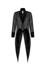 Жакет Gothic Medium Length Jacquard Jacket Punk Rave WY-1011LCM/BK - маленькая картинка