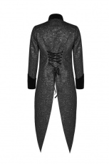 Жакет Gothic Medium Length Jacquard Jacket Punk Rave WY-1011LCM/BK - маленькая картинка