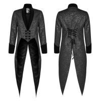  Gothic Medium Length Jacquard Jacket - 