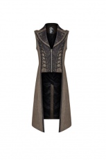  Steampunk Long Vest Punk Rave WY-1016MJM/CO -  