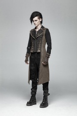  Steampunk Long Vest Punk Rave WY-1016MJM/CO -  