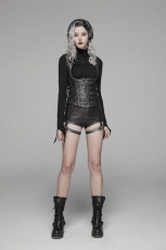 Жилет Punk Shapewear waistcoat Punk Rave WY-1033MJF/BK - маленькая картинка