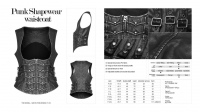 Жилет Punk Shapewear waistcoat Punk Rave WY-1033MJF/BK - маленькая картинка