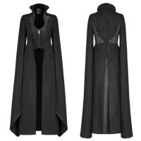  Gothic Woolen Long Coat - 