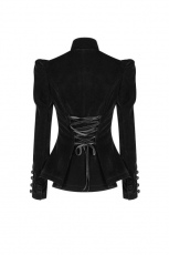 Пальто Gothic Weft Velvet Short Coat Punk Rave WY-1045LDF/BK - маленькая картинка