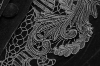 Пальто Gothic Weft Velvet Short Coat Punk Rave WY-1045LDF/BK - маленькая картинка