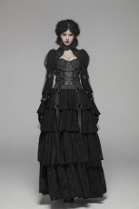 Пальто Steampunk Short Coat Punk Rave WY-1047LDF/BK - маленькая картинка